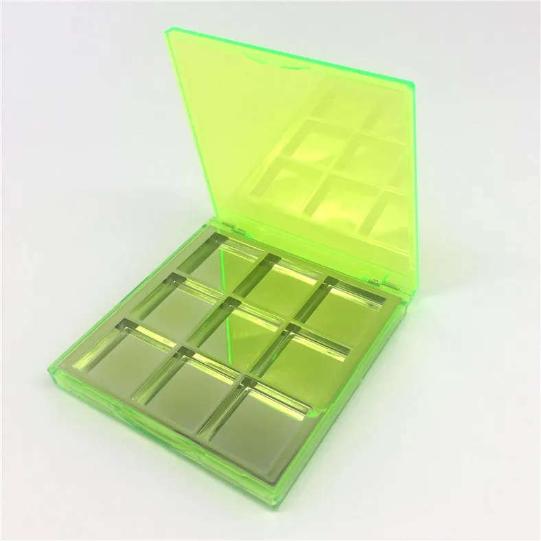 
empty eyeshadow palette private label single color cosmetic packaging containers makeup case Y094-15 