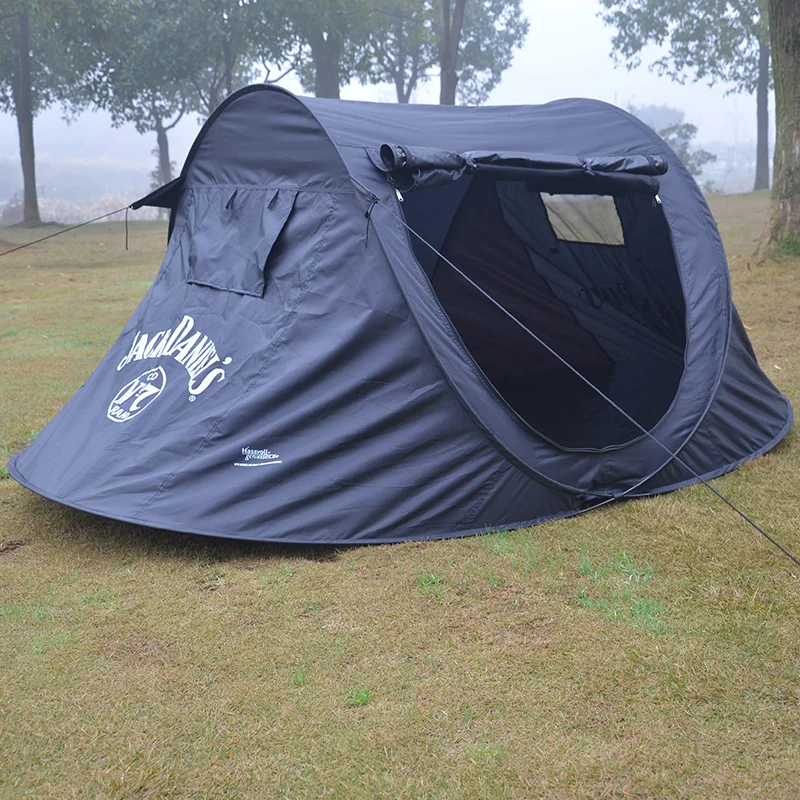 Amazon best seller 3-4 Person High Quality Outdoor Family Waterproof Luxury Camping Canvas Tent