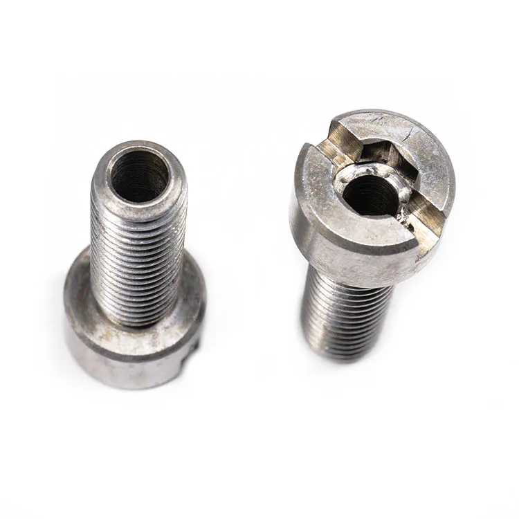 High Quality Screws Hollow Slotted Screw CNC Machining Full Thread Stainless Steel Screws