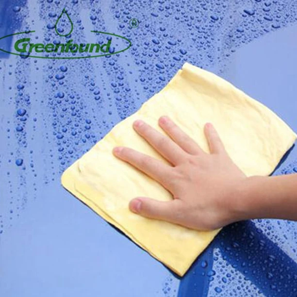 Greenfound All purpose High Quality Synthetic Cloth PVA Cleaning Leather Car Care Chamois With tube
