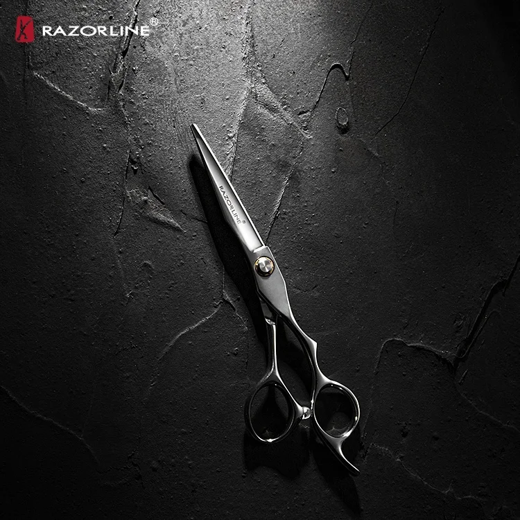 AK36B Barber Professional Scissors 440C Barber Hair Shears Hairdressing Scissors 5.5' 6.0' Hair Scissors