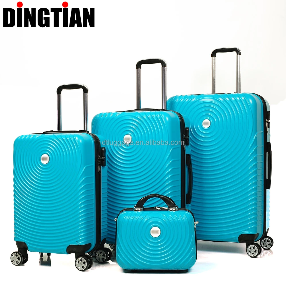 OEM ODM Manufacturer Custom Logo PC ABS PP Material Hard Trolley Travel Zipper Suitcase Sets Luggage With Tsa Locks