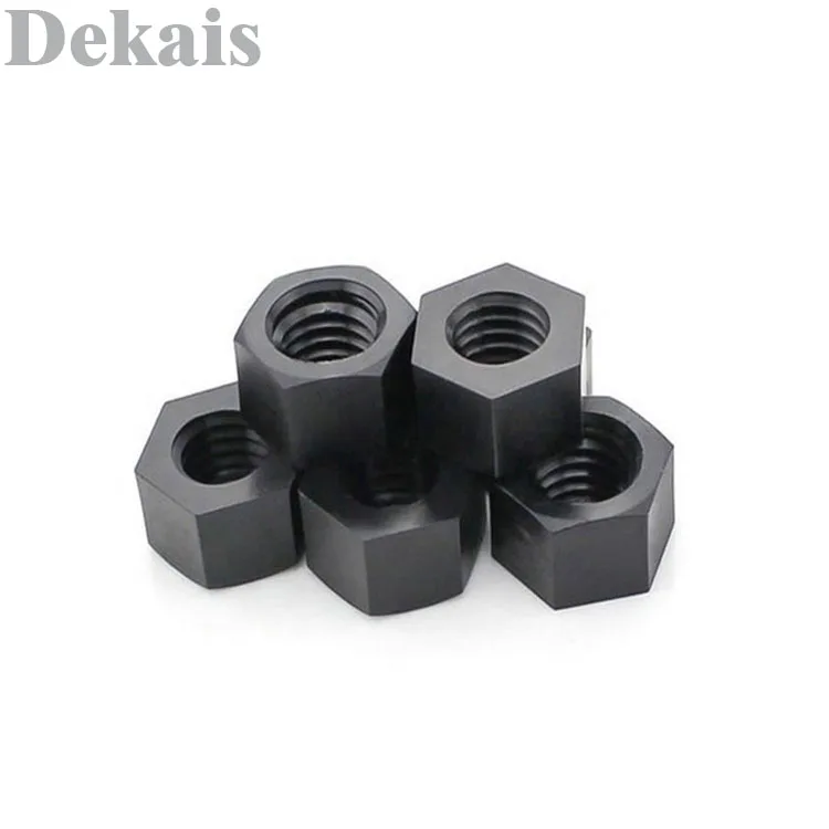 Factory Wholesale Plastic Nylon Hex Head Nut For Bolt M3 M6 M12 nylon bolt nut