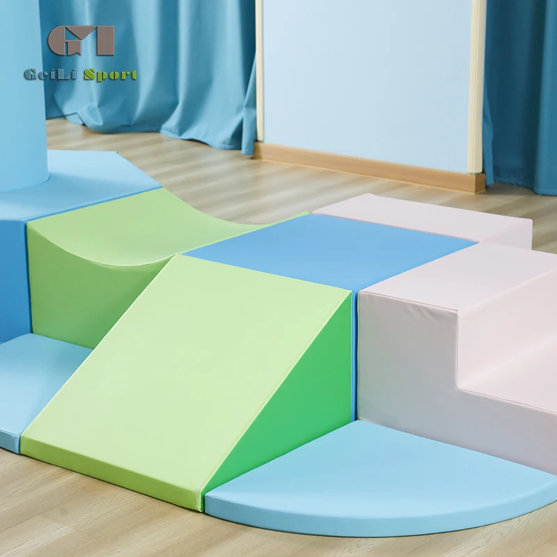 Toddler Climbing Toys Indoor Soft Play Equipment Foam Climbing Blocks Toddler Play Gym Climb and Crawl Play Set