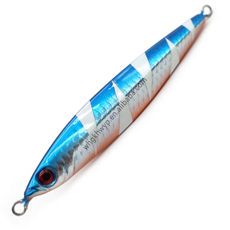 100g Metal Jig Lure Fast Fall Luminous Japan Quality Slider Saltwater Fishing Lures