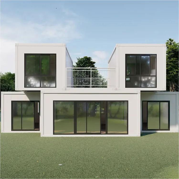 manufacturer custom two storey prefab modular container homes apartment flat pack house prefabricated villa for thailand