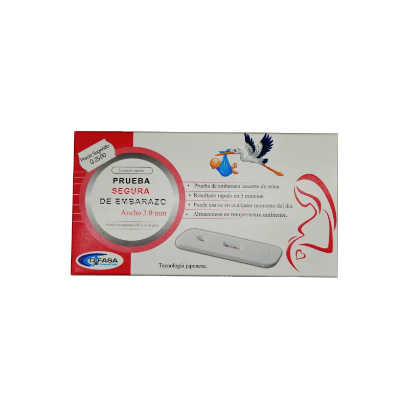 Портативная полоска для контроля плодовитости при беременности, анализ мочи hcg по заводской цене