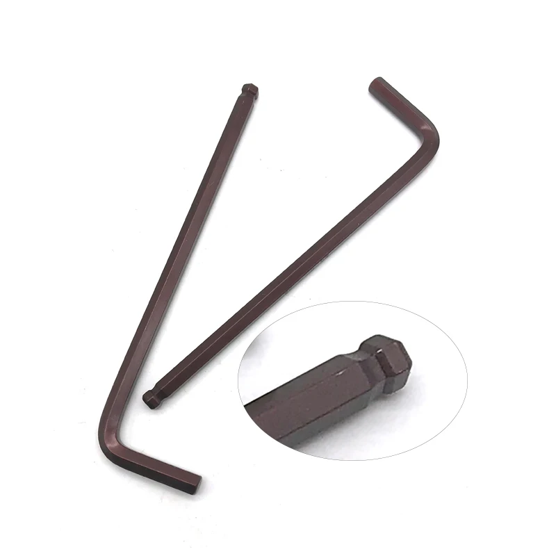 Sales Promotion M2 M4 4mm 5mm Hex Key Wrench Carbon Steel /L-Type Torx Allen Keys Hexagonal 5/32 Ball End Allen L Wrench