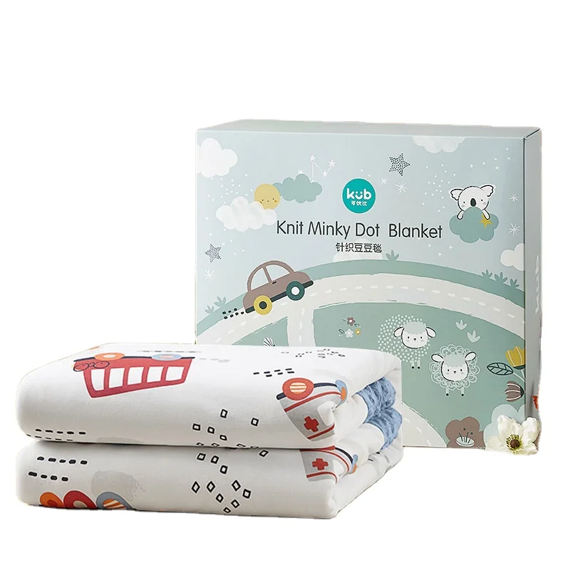 KUB Comforting blanket baby fall winter 2021 baby blanket baby peas quilt children blanket newborn