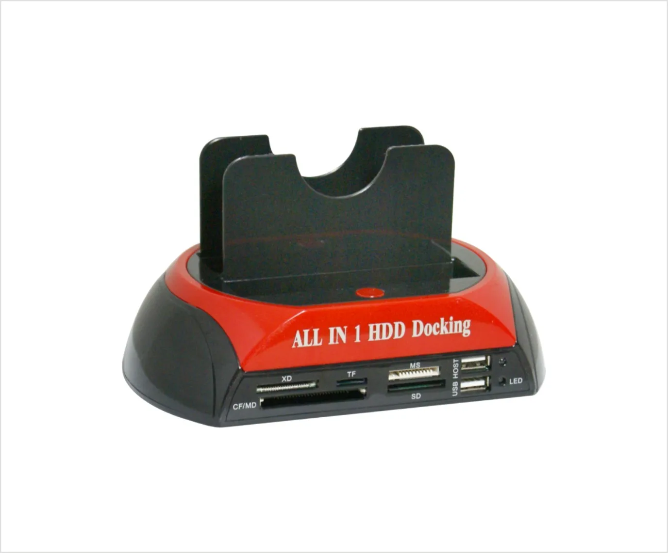 All In 1 HDD Docking Station IDE SATA USB 2.0 to 2.5 3.5 Inch Dual Slot Hard Disk hdd dock station  OTB  hard disk base