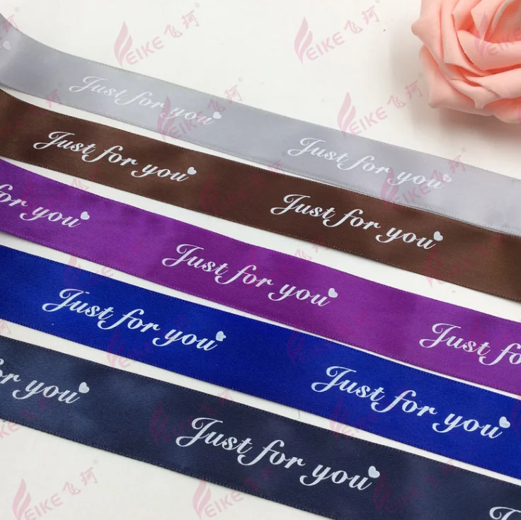 Factory Wholesale Colorful Ribbon With Logo Gift Packaging Ribbon Silk Satin Ribbon Roll