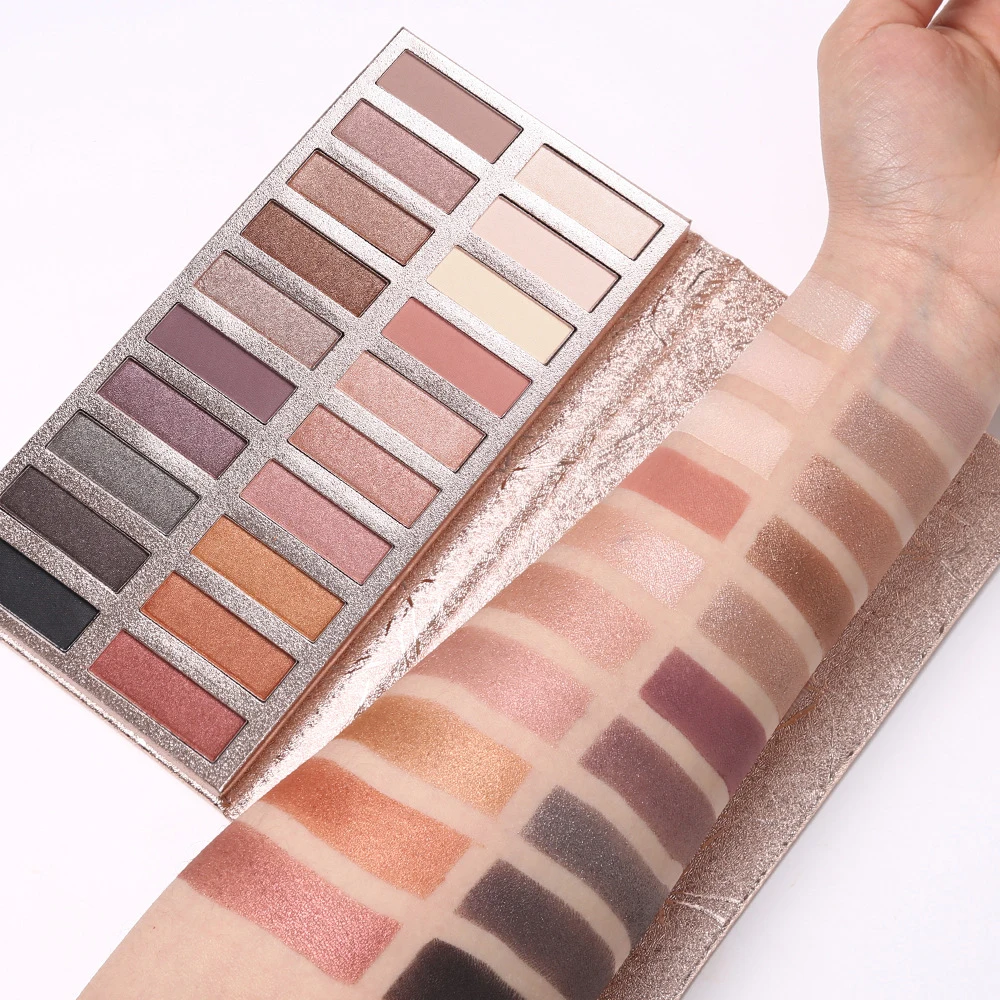 
Best Pro Eyeshadow Palette Makeup Matte Shimmer 20 Colors Highly Pigmented Professional Nudes Warm Natural Bronze Neutral Smoky 