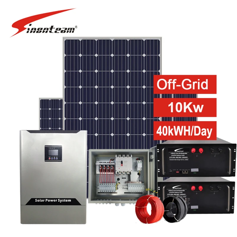 solar energy systems home use Potovoltaic panel system 10kw roof paneles solares house