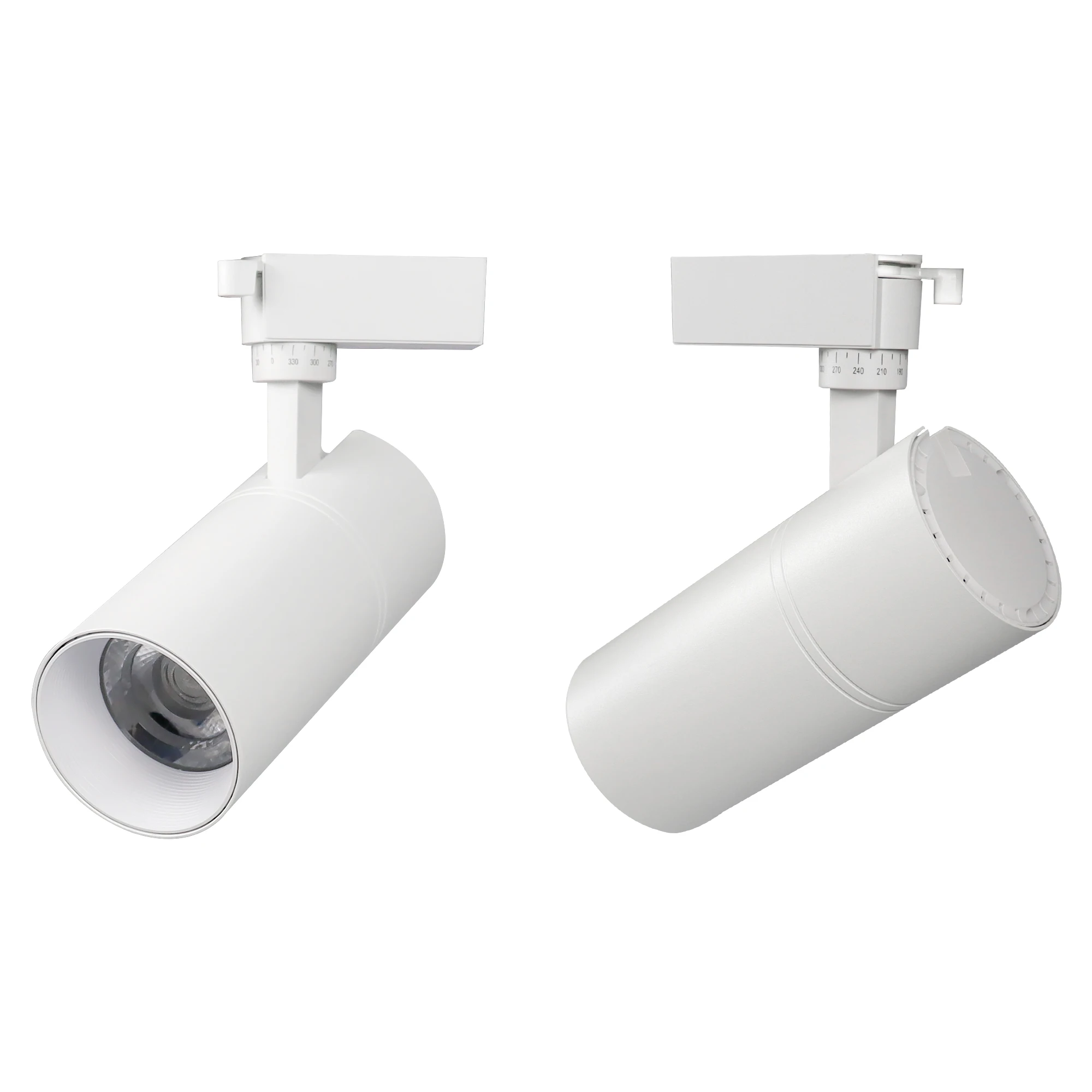 JHOW B4327 White and Black Aluminium Dali 19W 27W 35W Recessed Ceiling Mounted COB LED Track Spot Light