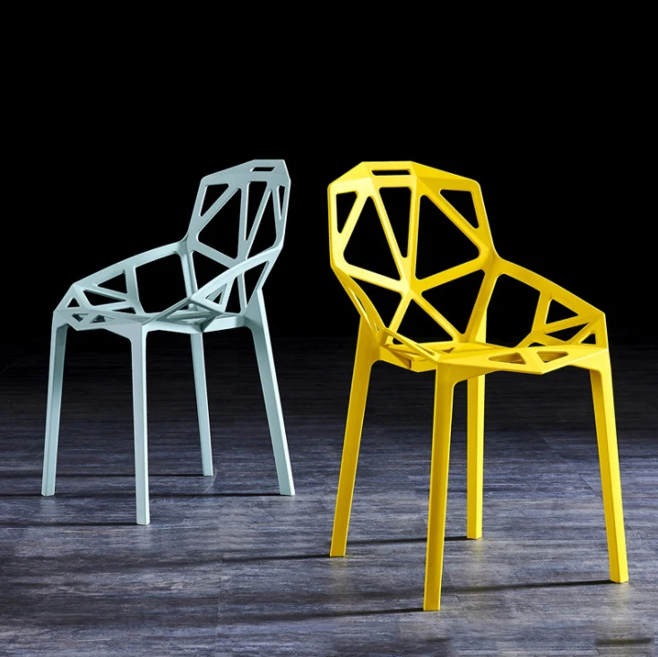 Modern Stackable Outdoor Artist Garden Plastic Chair Outdoor Furniture