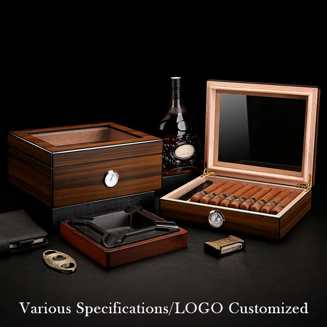 Vietnam Manufacturer Wholesale Customized Logo Wooden Storage Cigar Boxes
