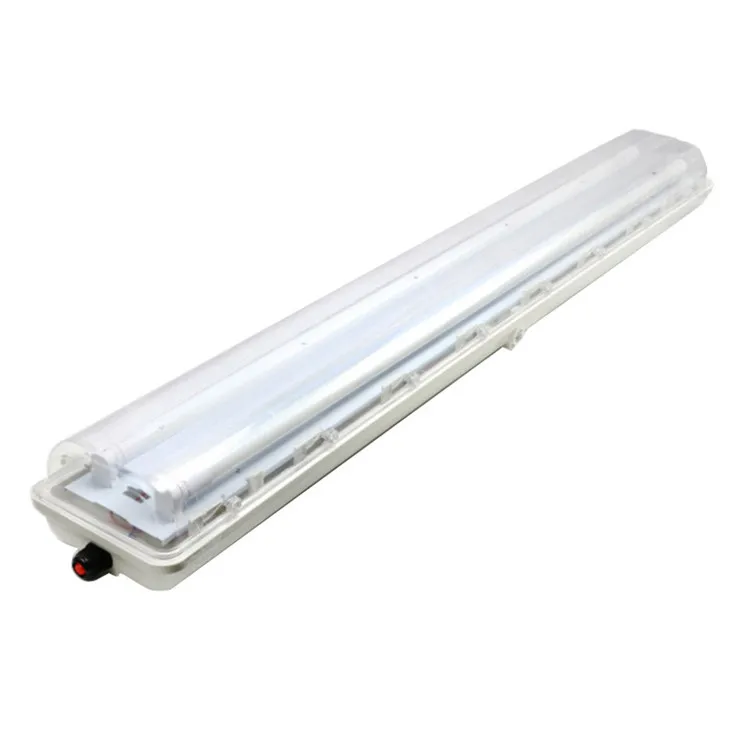 ATEX Gas Station Corrosion Proof Lamp 4ft outdoor plastic cover g13 60w Led Explosion Proof fluorescent tube light