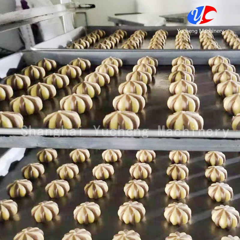 Multifunctional Factory Use Snack Bakery Chocolate Cheese Butter Filling Cookie Extrude Encrusting Machine