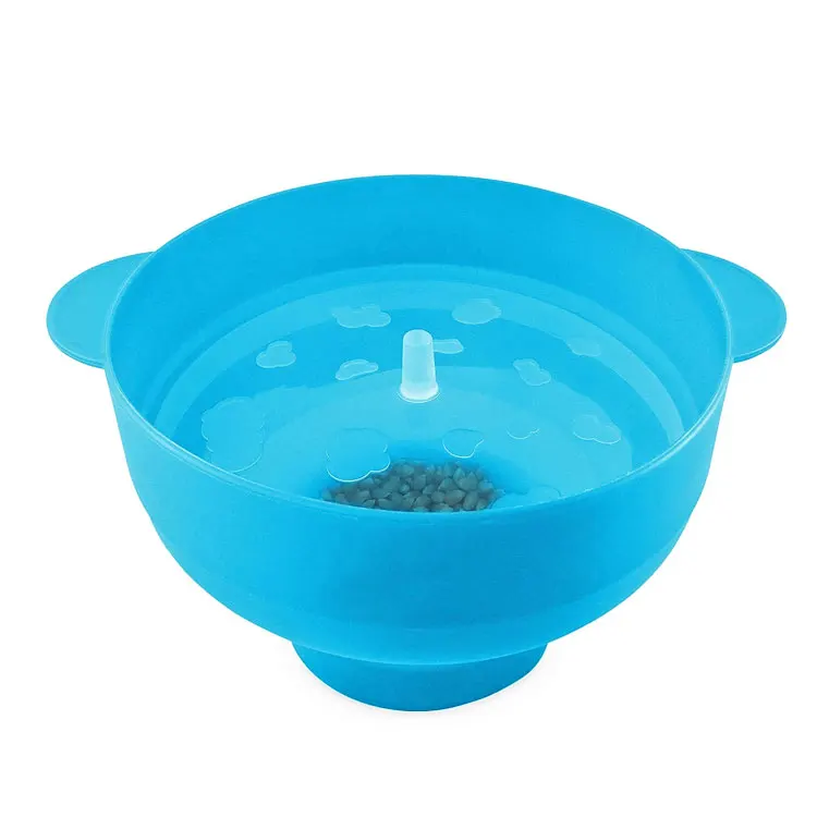 Microwaveable Durable Silicone Popcorn Popper BPA Free Collapsible Hot Air Microwave Popcorn Maker Bowl