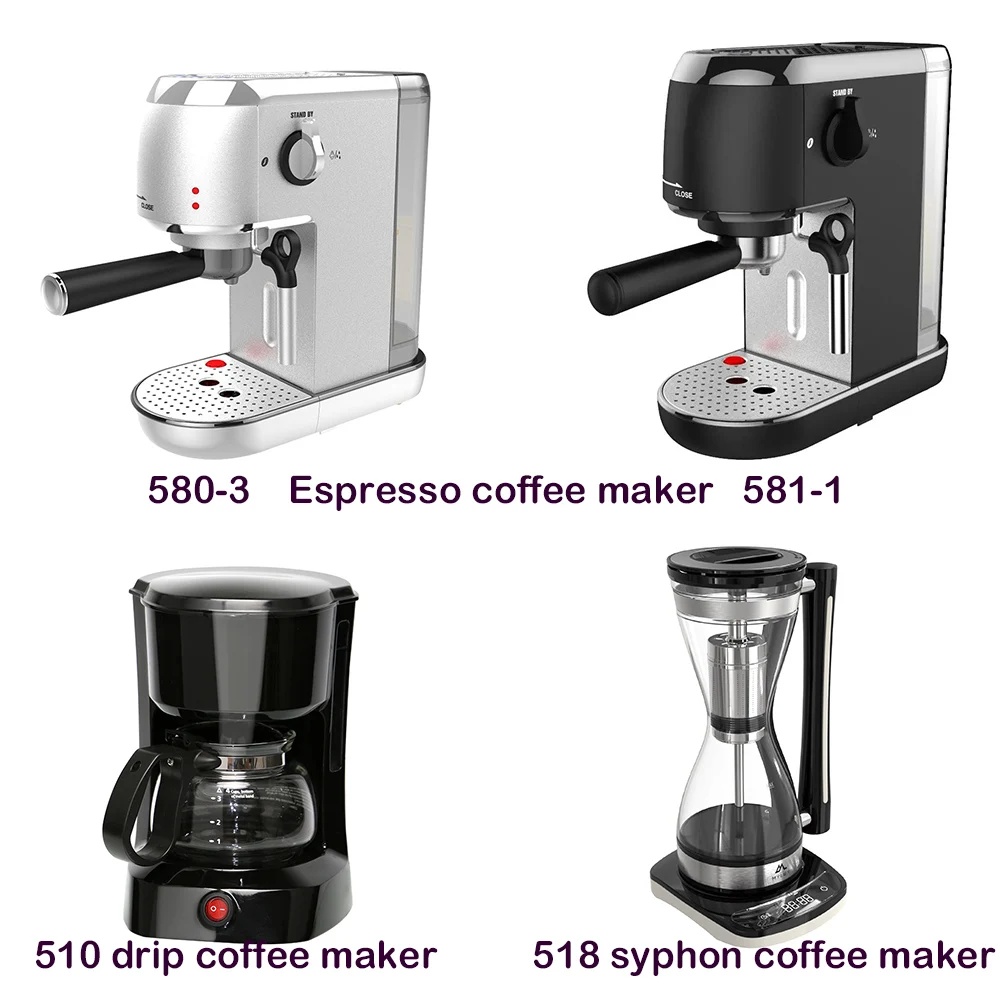 High End Electric 20 Bar Pump Italian Espresso Coffee Maker Automatic Professional Cappuccino Espresso Coffee Machine