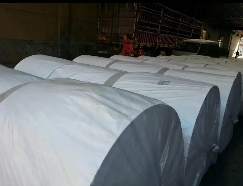 Virgin Pulp Big Roll Toilet Paper Parent Jumbo Roll Raw material for making Toilet tissue paper