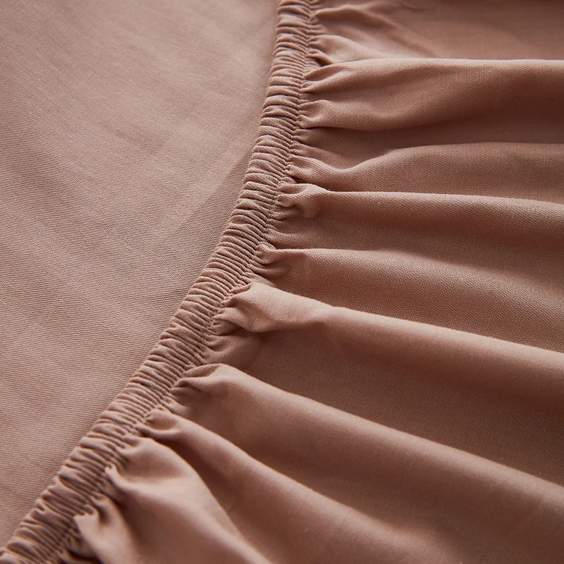 Fitted Bottom Sheets Sheet Set 100% cotton  Linen Bedding Queen Bed Royal Sheet Queen Deep Pocket Bed Sets Luxury