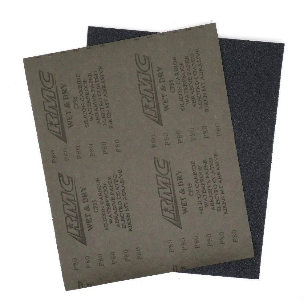 Наждачная бумага RMC 9*11 дюймов 28x23 см для влажной/сухой наждачной бумаги из карбида кремния абразивная/Песочная/шлифовальная с зернистостью от 80 до 2500 полировки и шлифовки