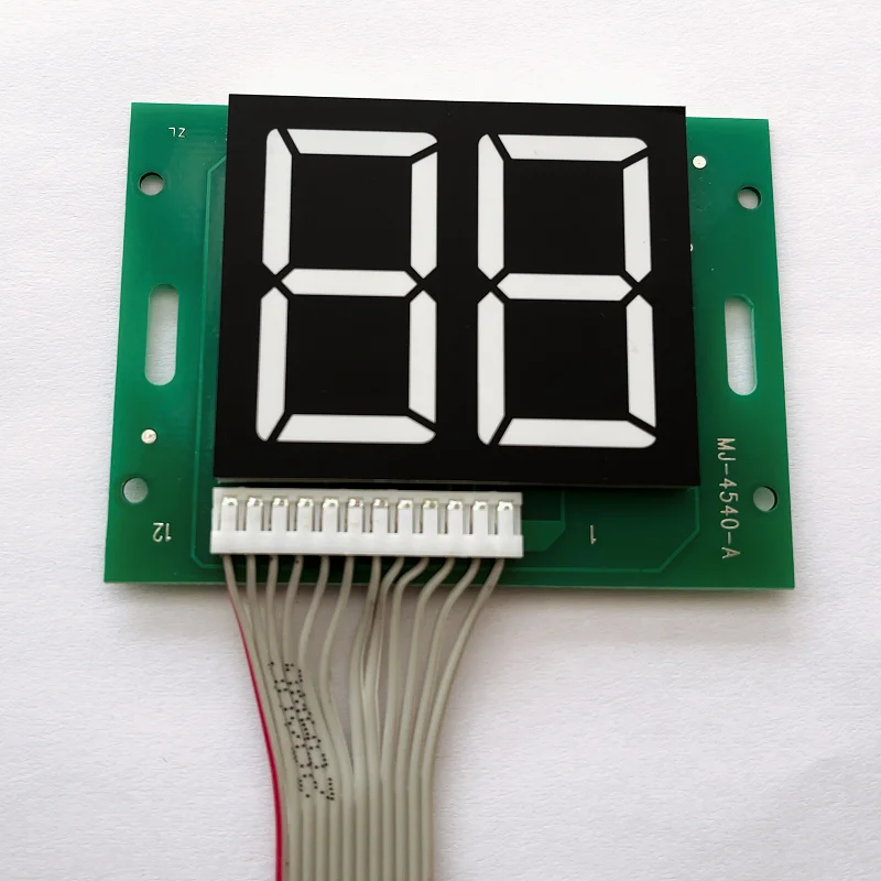 0.45 inch 2 digit 7 segment led display with PCB board  LED tube display