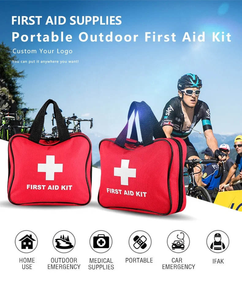 
Risen 100 Pieces Office Home Outdoor China Industrial First Aid Kit For Workplace 