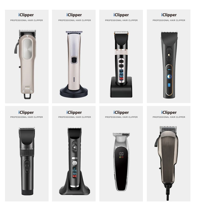 Машинка для бритья Iclipper T5 IPX5 мужская беспроводная водонепроницаемая электрическая перезаряжаемая машинка стрижки