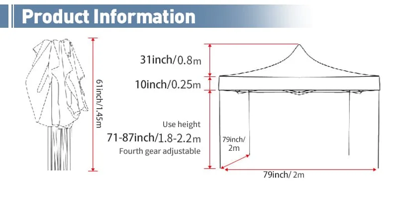 Custom Printed 3x3 Pop-Up Gazebo Canopy Industrial Commercial Tent for Indoor Events for Europe Market Trade Shows tent