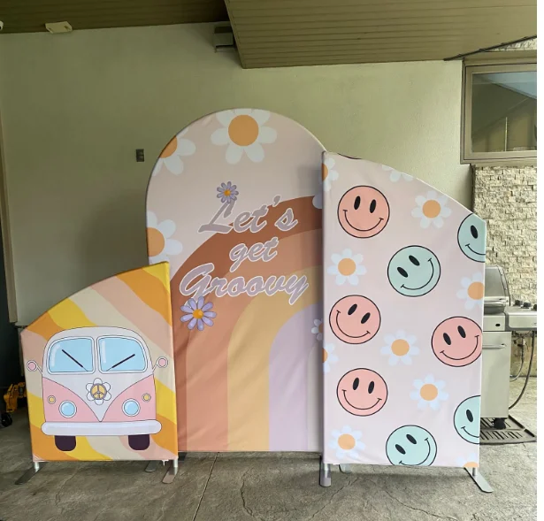 Sliver Aluminum Arch Backdrop Stand Kits