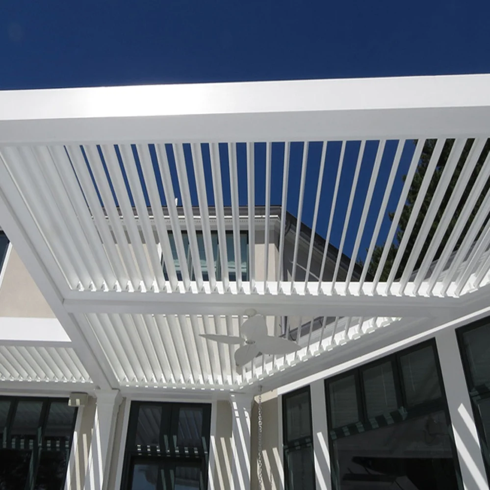 exterior biocoimatic aluminium arches, trees, pergolas motorised aluminio rectangular turkey with louvered