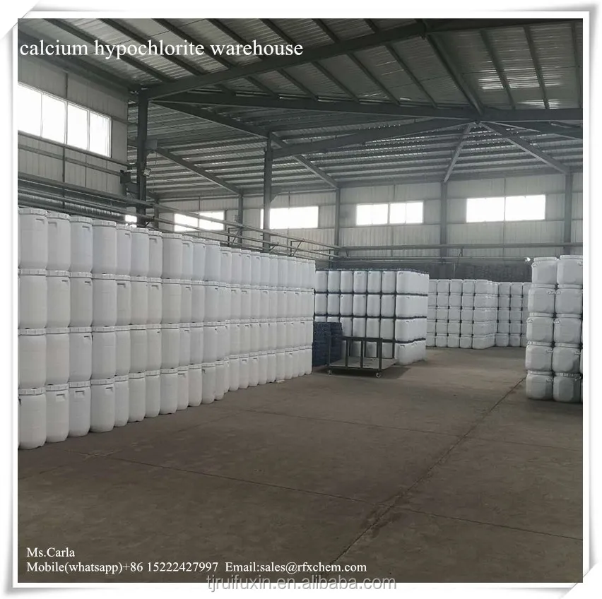 calcium hypochlorite 65%  chlorine powder Ca(ClO)2