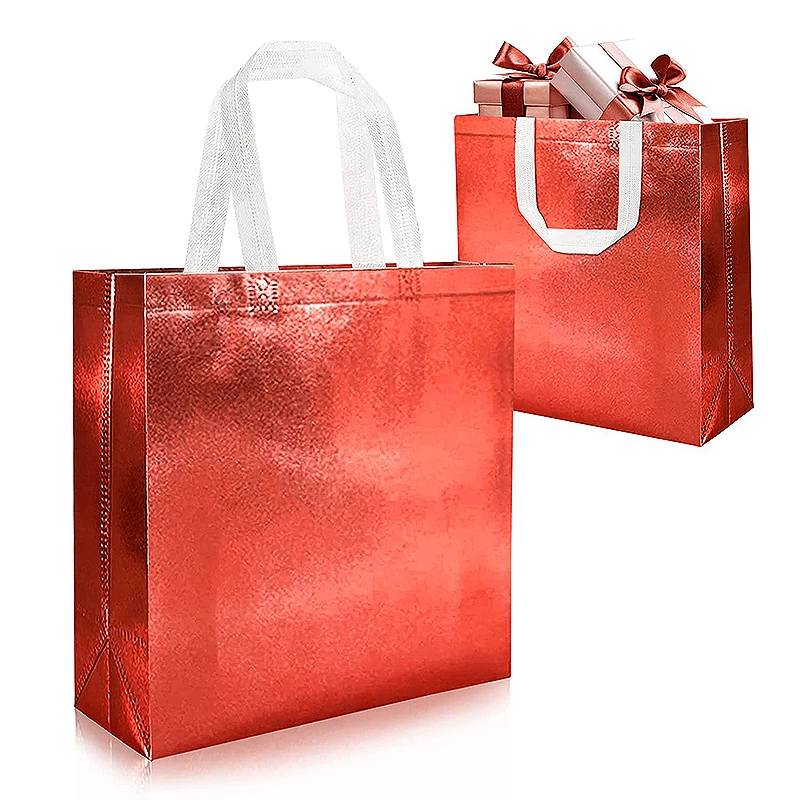 Promotional Custom Print Eco Durable Recycle Polypropylene Handled Shopping Tote, PP Laminated Non Woven Bags With Logo/