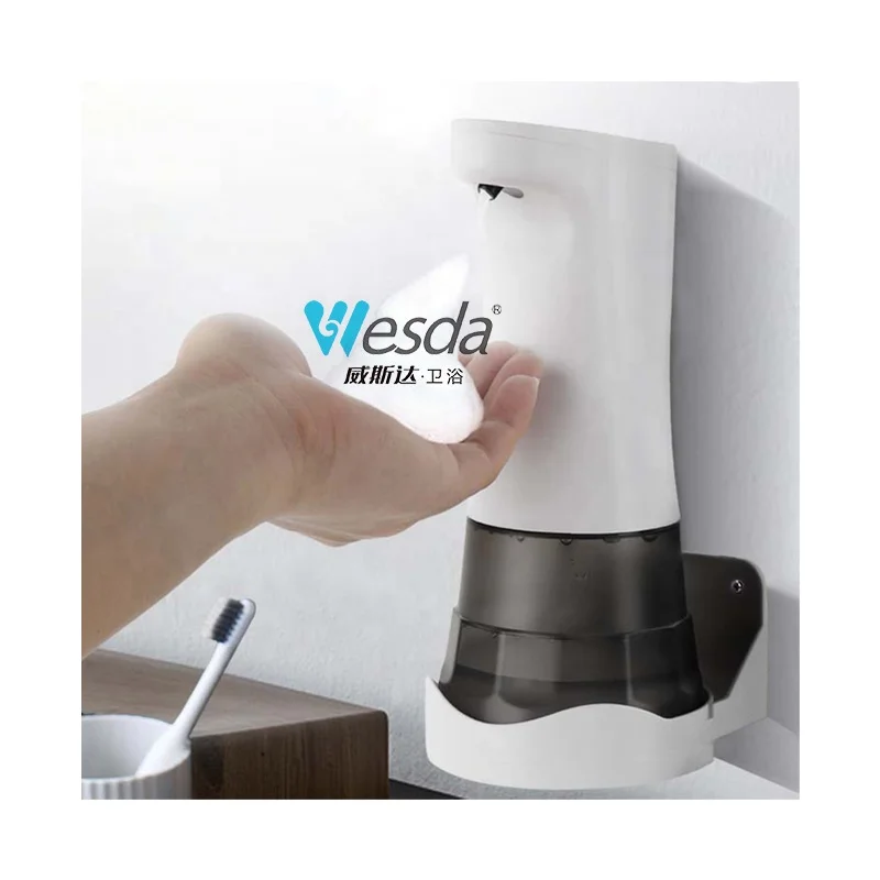 WESDA коммерческое кухонное мыло Бесконтактное дезинфицирующее средство для рук Электрический перезаряжаемый датчик автоматический Пенообразователь мыла
