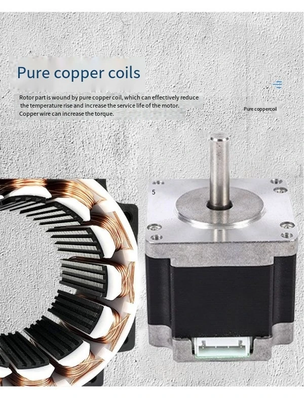 Permanent magnet synchronous motor 60 Hybrid two-phase 3D printing synchronous motor