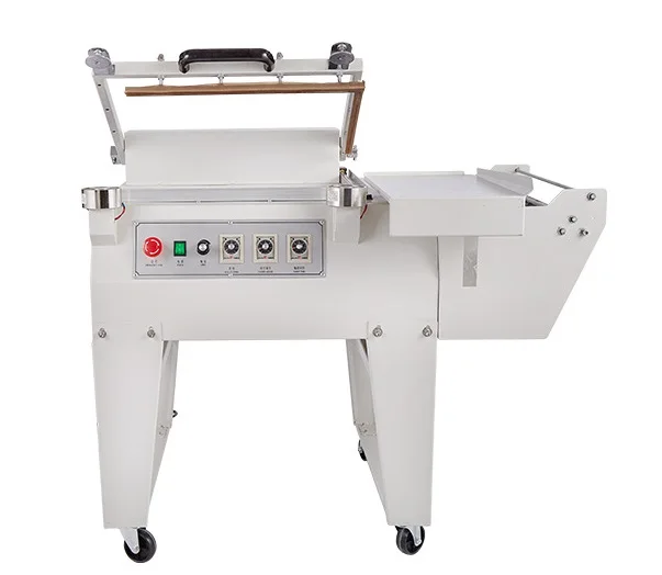 Manual Film L Bar PVC POF Cutting Heat Heating Sealer Sealing Shrink Wrapping Machine Plastic 15pcs/min