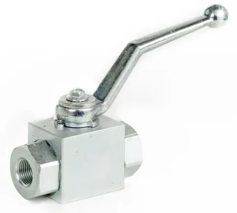 High pressure carbon steel 1/2 inch body size max pressure 5145 PSI  Durable shut off 3 way ball valve