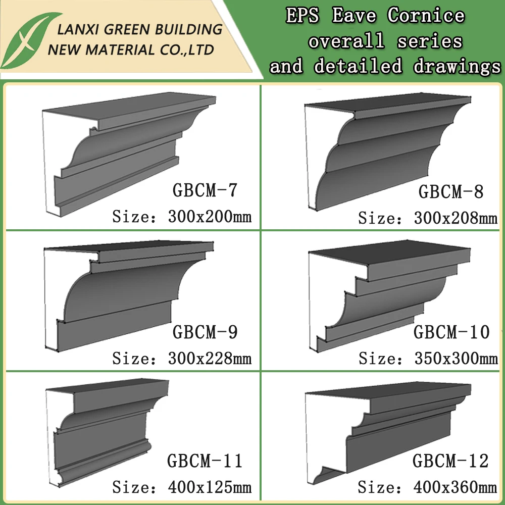 EPS Eave Cornice Eps Board Production Line Eave Line Foam Moldings Easy To Install Eps Cornices Source manufacturers