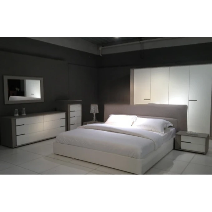 Распродажа, фантастическая Современная Белая мебель для спальни, новейший дизайн, двуспальная кровать