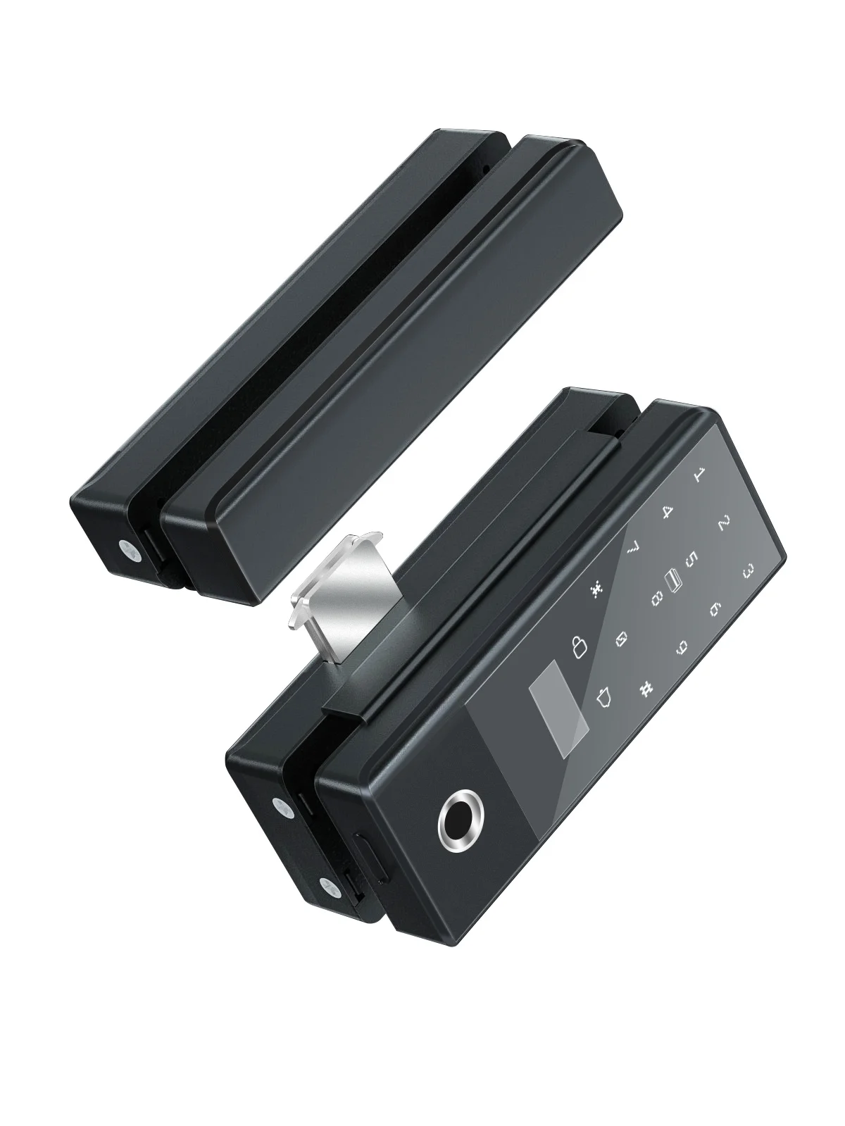 Hot Sale G10S Glass Lock Intelligent Code Fingerprint Electronic Smart Door Lock For Glass Door