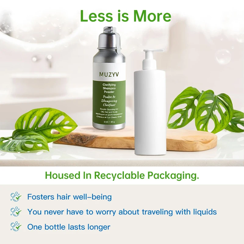 Custom OEM travel dissolvable hair shampooo paper vegan sulphate free shampoo powder