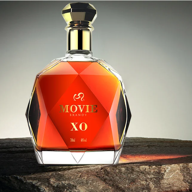 No.1  Chinese  750ml Customized Goalong Good Quality premium French Alcohol Private Label OEM for cocktail Brandy Bottle 700ml