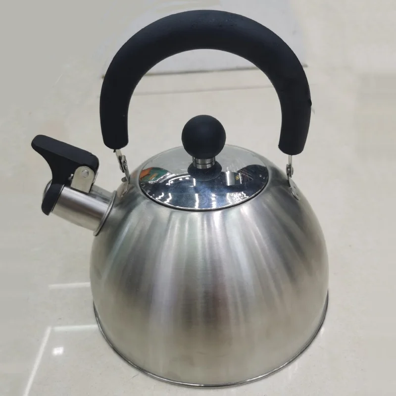 2.5L Stainless Steel Whistling Tea Kettle Tea Pot Kettle For Gas & Induction Stove Classic Whistling Kettle