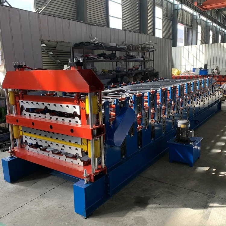 Automatic Aluminum Iron Metal Roof Panel Glazed Tile Roll Forming Machine Roofing Tile Making Machine Building Material Machine