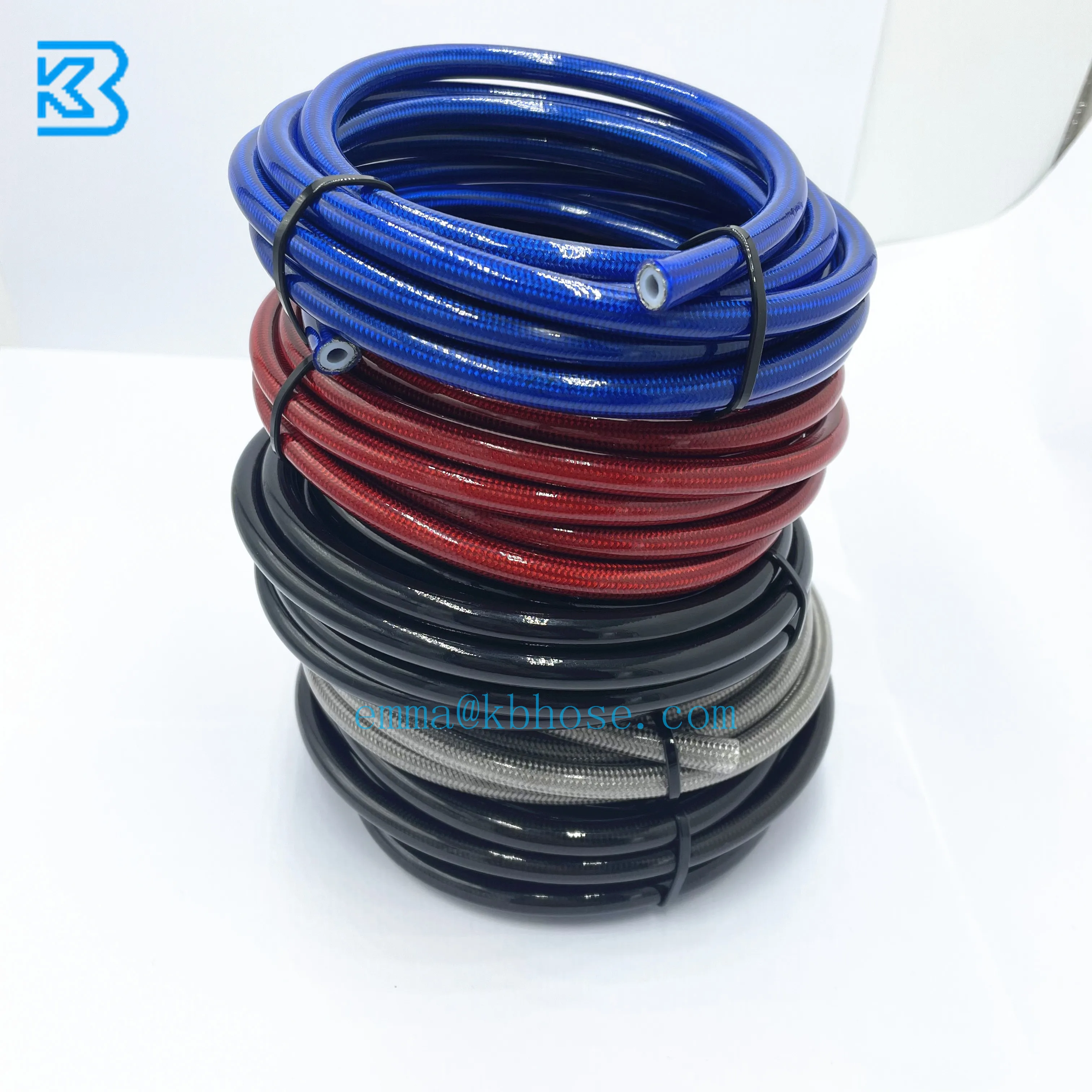 Гоночный 1/8 HL an3 #3 из нержавеющей стали плетеный мотоциклетный ПТФЭ тормозной шланг для масла