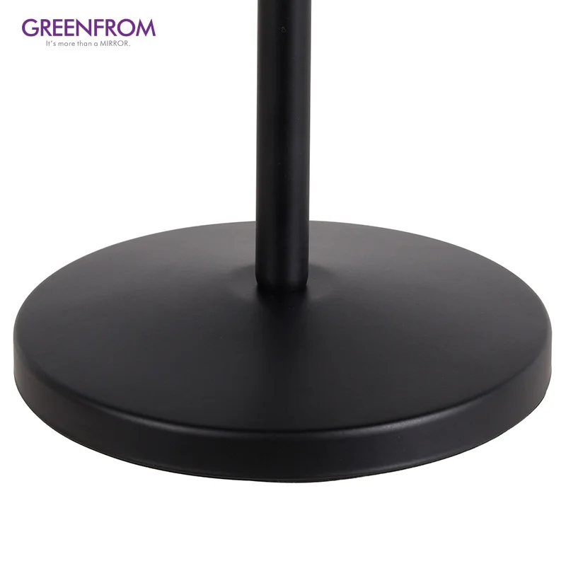 Greenfrom Custom Lighted Makeup Mirror LED 1X/10x Magnifying Round Cosmetic Mirror Led Professional Vanity Makeup Mirror