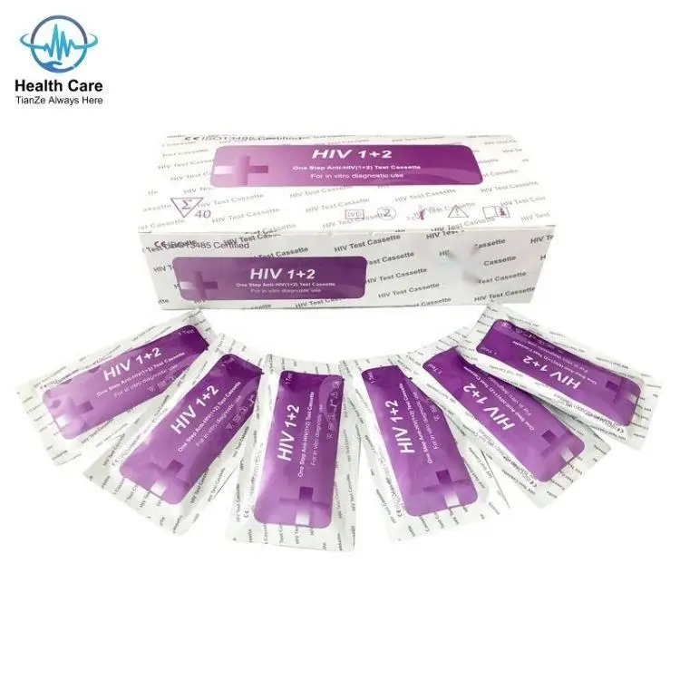 One step medical diagnostic rapid test hiv/hcv/hbs rapid aids hiv blood test kit hiv test kit rapid diagnostic blood one step hi