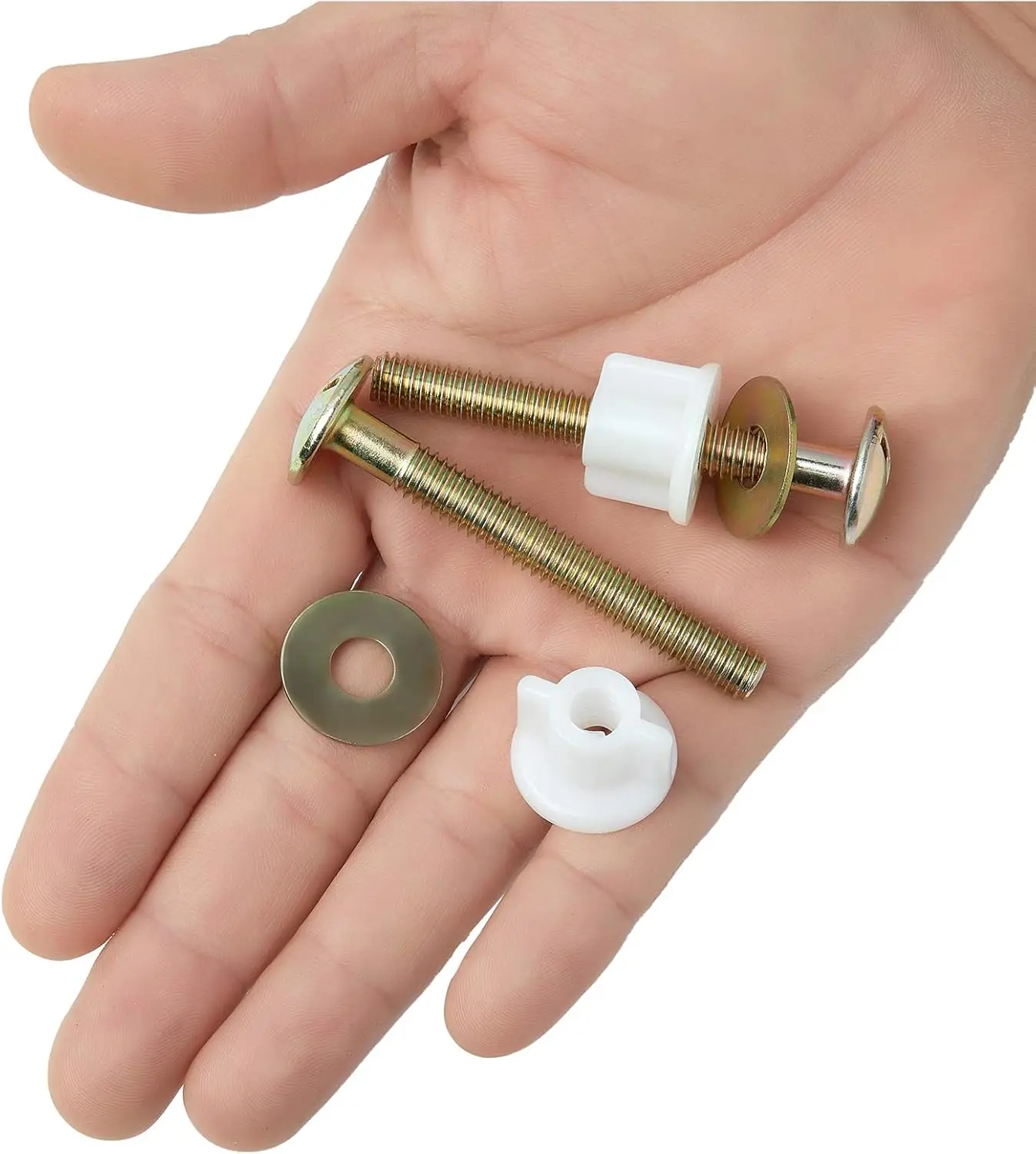 M6 M8 Furniture Joint Connector Furniture Hardware Hex Socket Bolts for Baby Crib JCB Screws Hex Flat Head Bolts